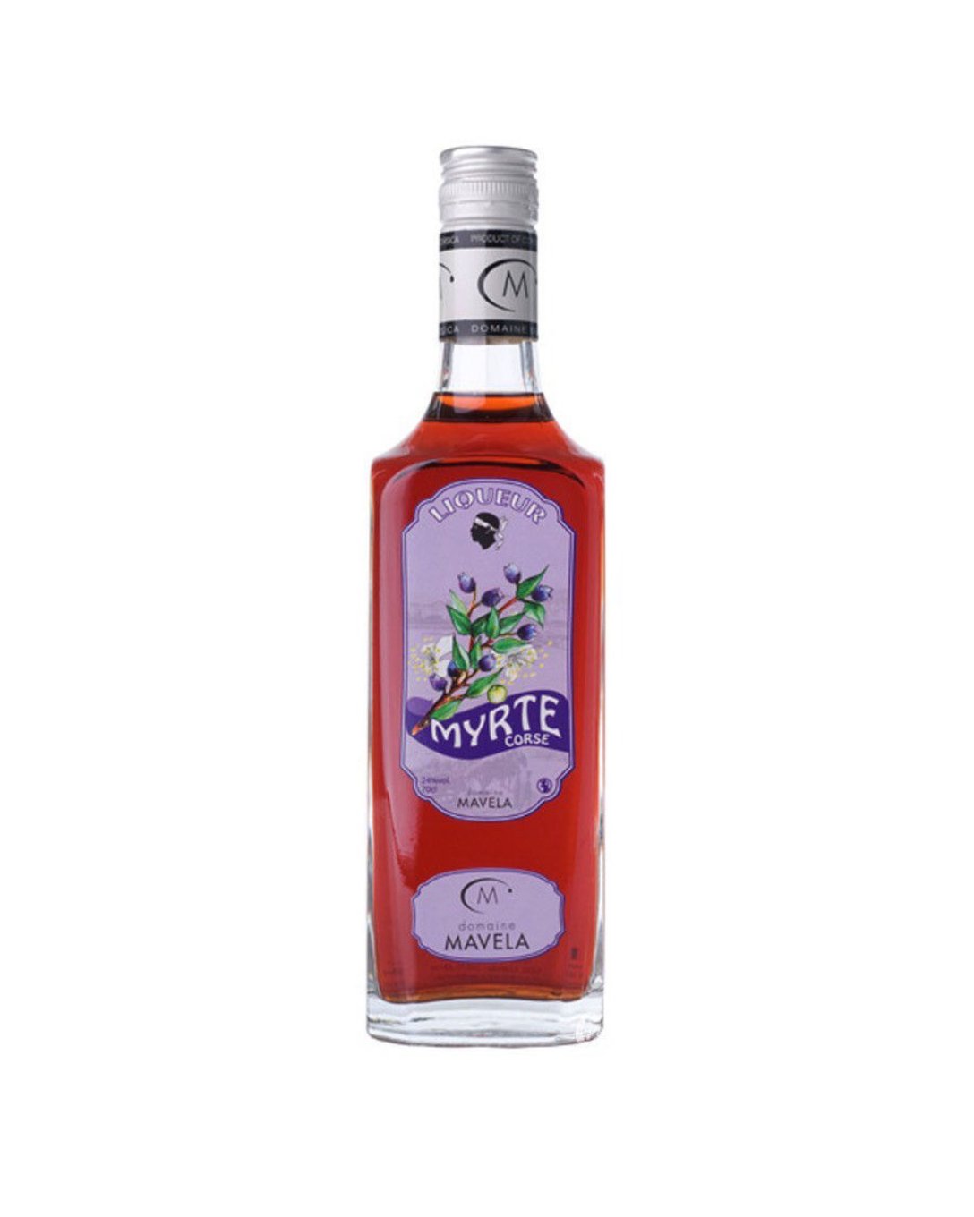 LIQUEUR MYRTE ROUGE MAVELLA 70CL 24°