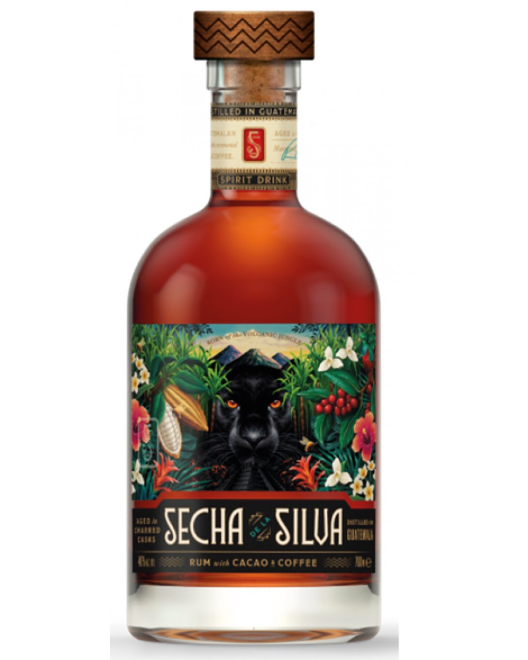 RHUM SECHA DE LA SILVA 70CL 40° ORIGINE GUATEMALA