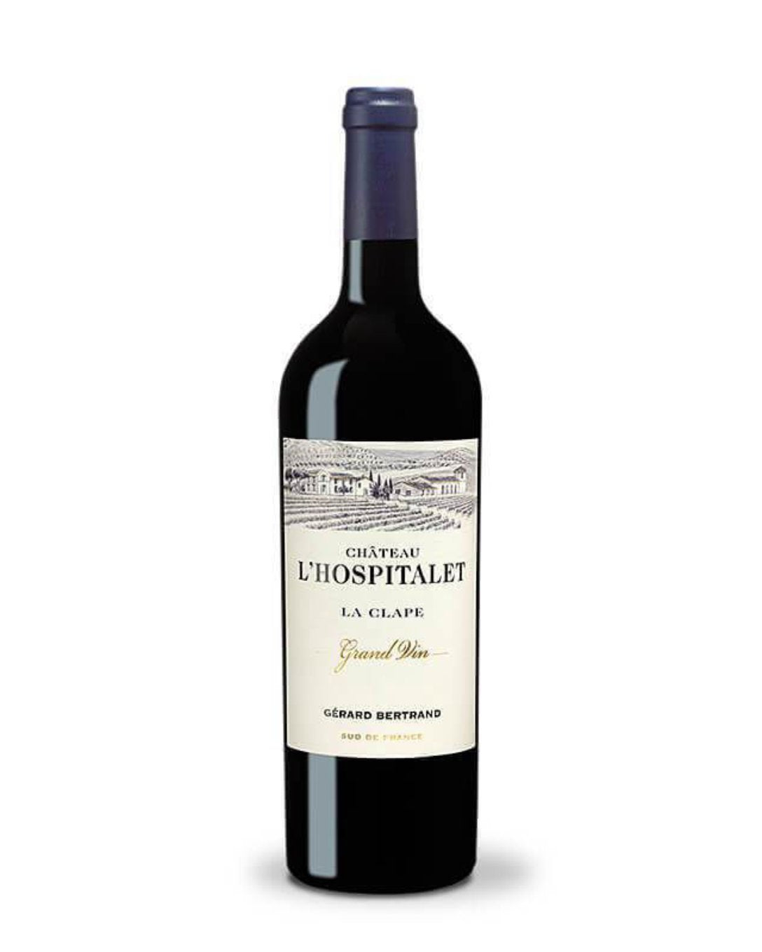 AOP LA CLAPE CHATEAU HOSPITALET ROUGE BIO 75CL