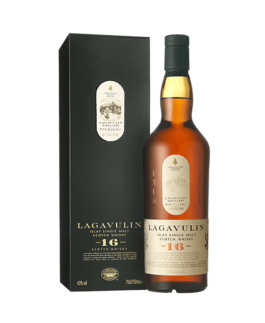 LAGAVULIN 16 ANS 70CL 43° SINGLE MALT TOURBE