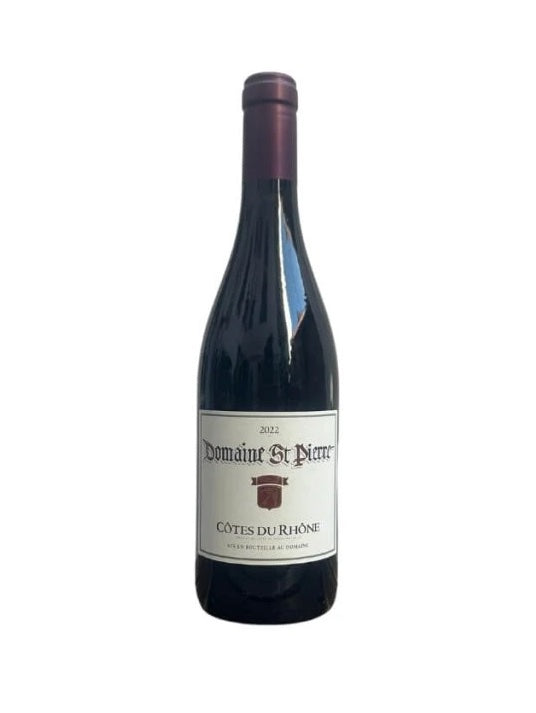 AOP COTES DU RHONE DOMAINE SAINT PIERRE BIO ROUGE 75CL