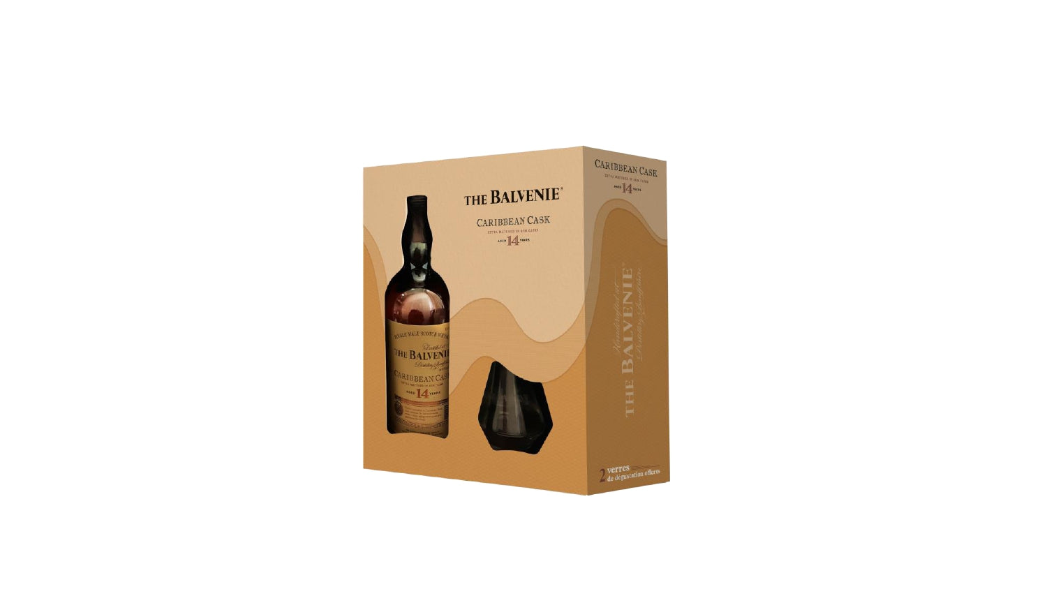 COFFRET BALVENIE 14 ANS 70CL 43° 1 VERRE
