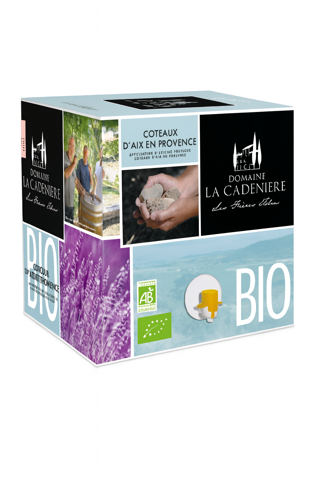 BIB AOP AIX DOMAINE DE LA CADENIERE BIO ROUGE 5L
