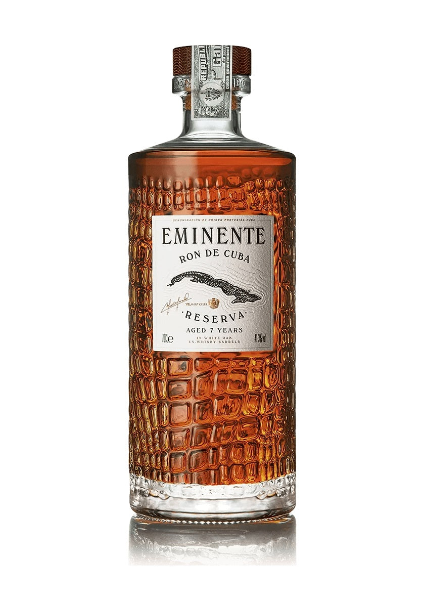 RHUM EMINENTE RESERVA 70CL 41°3  ORIGINE CUBA VIEILLI 7 ANS