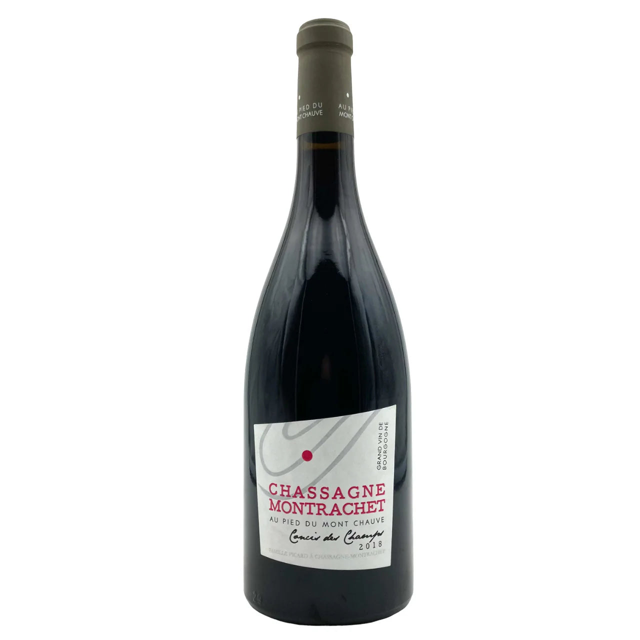 AOP CHASSAGNE MONTRACHET AU PIED DU MONT CHAUVE ROUGE 75CL